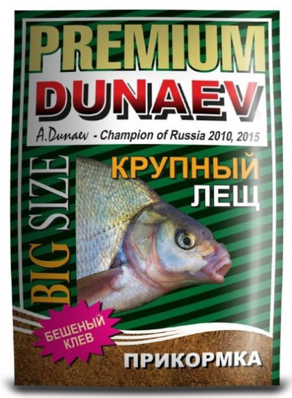 Прикормка Дунаев премиум Лещ (крупная фракция)