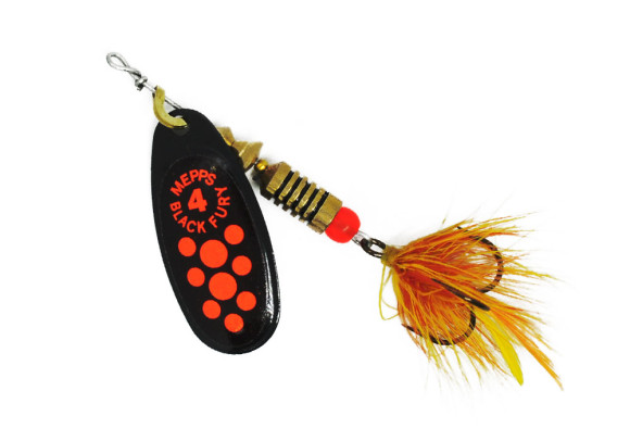 Блесна Mepps BLACK FURY ORANGE MCH N №4 Блесна Mepps BLACK FURY ORANGE MCH N №4