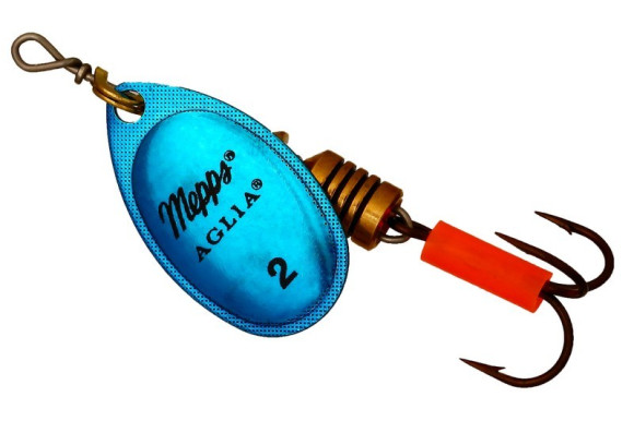 Блесна Mepps AGLIA Platinum AG/BLEU №2 Блесна Mepps AGLIA Platinum AG/BLEU №2