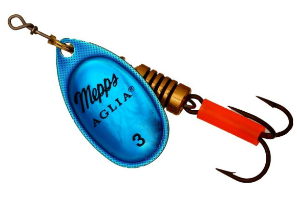 Блесна Mepps AGLIA Platinum AG/BLEU №3 Блесна Mepps AGLIA Platinum AG/BLEU №3