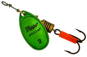 Блесна Mepps AGLIA Platinum OR/VERT № 2 Блесна Mepps AGLIA Platinum OR/VERT № 2